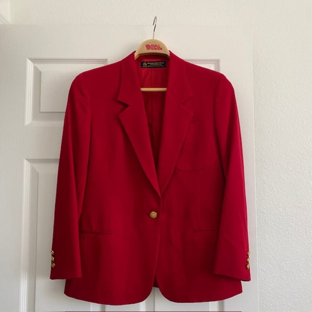 Brooks Brothers Red Single-Button Blazer